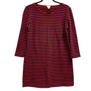 J. Crew pullover striped sailor-nautical dress (S)